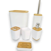 Organizador para Baño color Blanco de Plástico 6 piezas